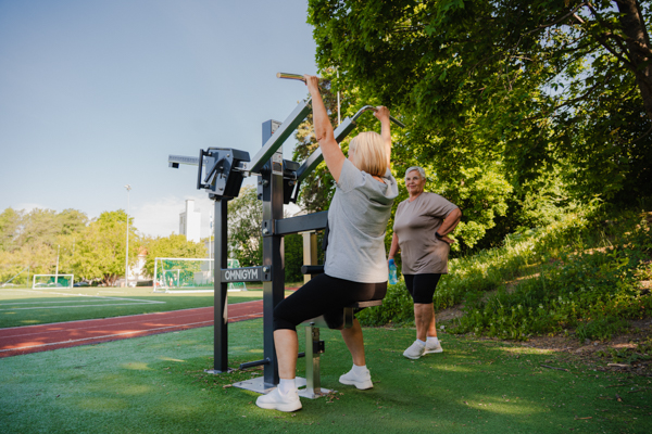 Exempelbild på utegym.